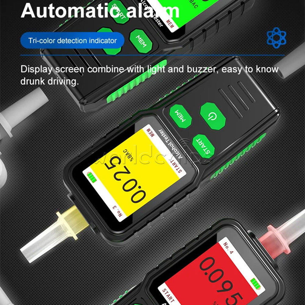 RD930 Digital LCD Breath Alcohol Tester Voice Announcement Breathalyzer Analyzer