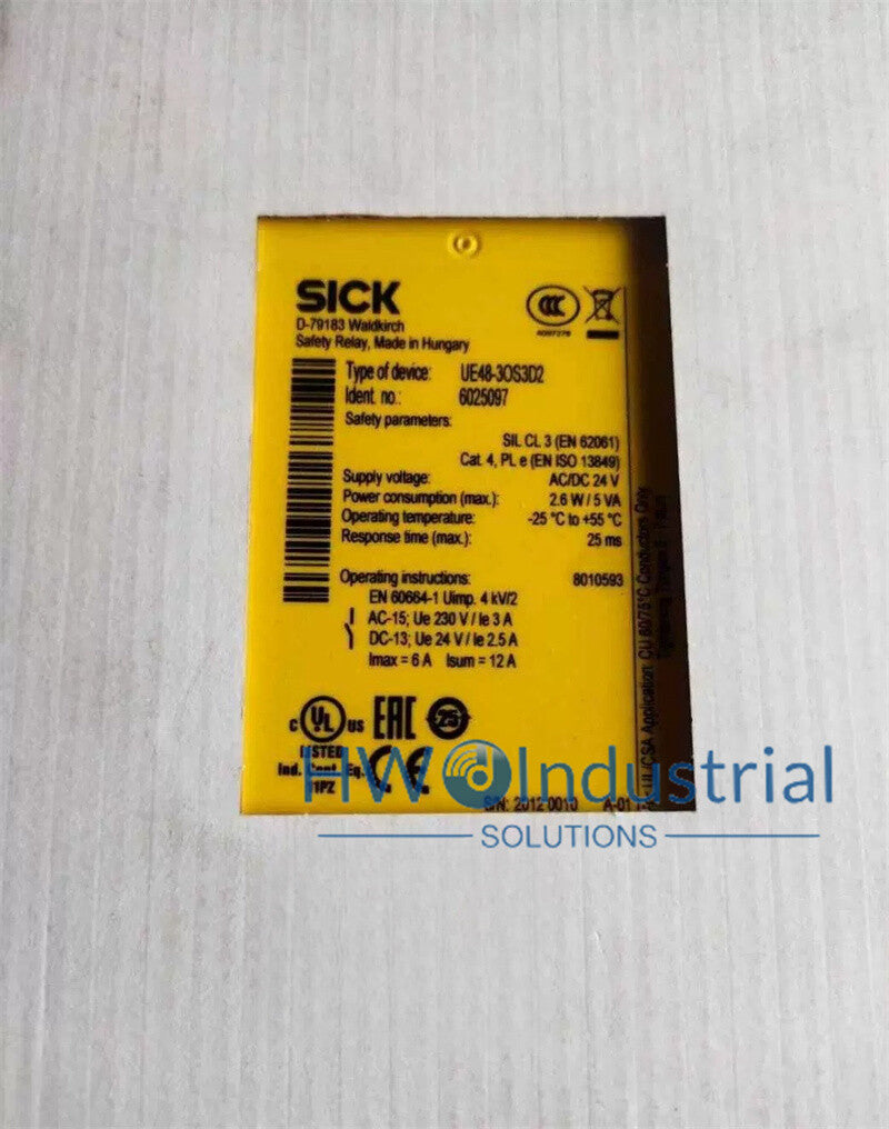 UE48-30S3D2 6025097 Safety Relay SICK One/piece