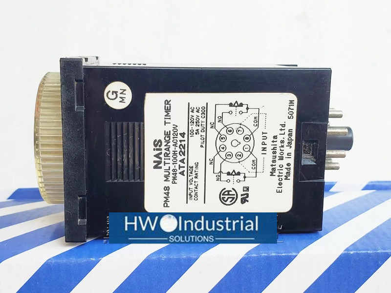 1pc  Pana-sonic Time Relay PM48A-100H-AC120V ATA2214