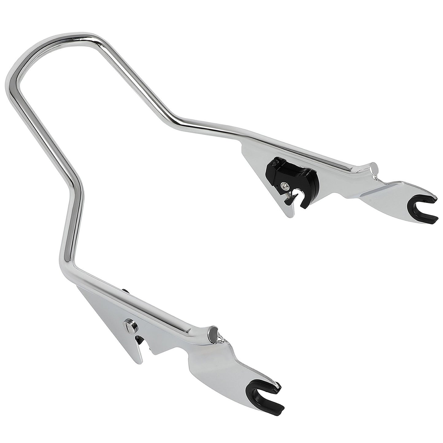 Chrome Detachable Backrest Sissy Bar For Harley Road King 09-23