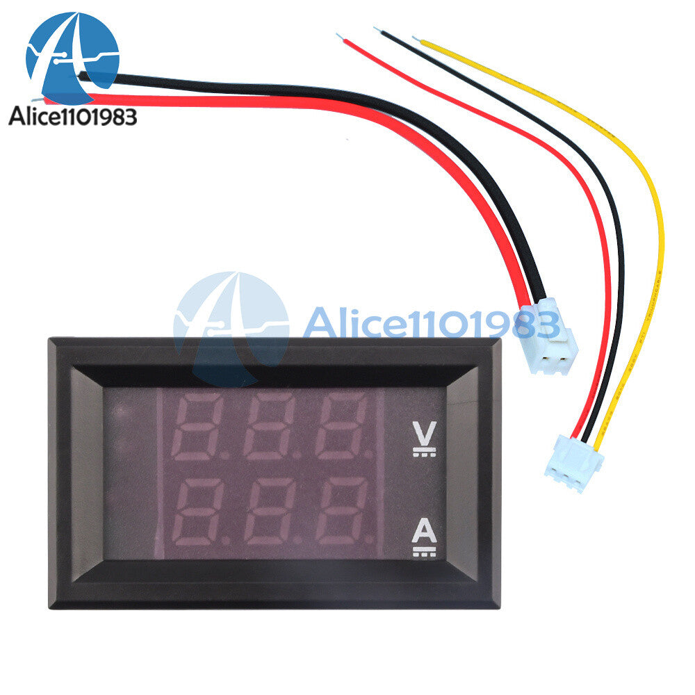 10PCS 100V 10A Dual LED DC Digital Display Ammeter Voltmeter Amp Volt Meter