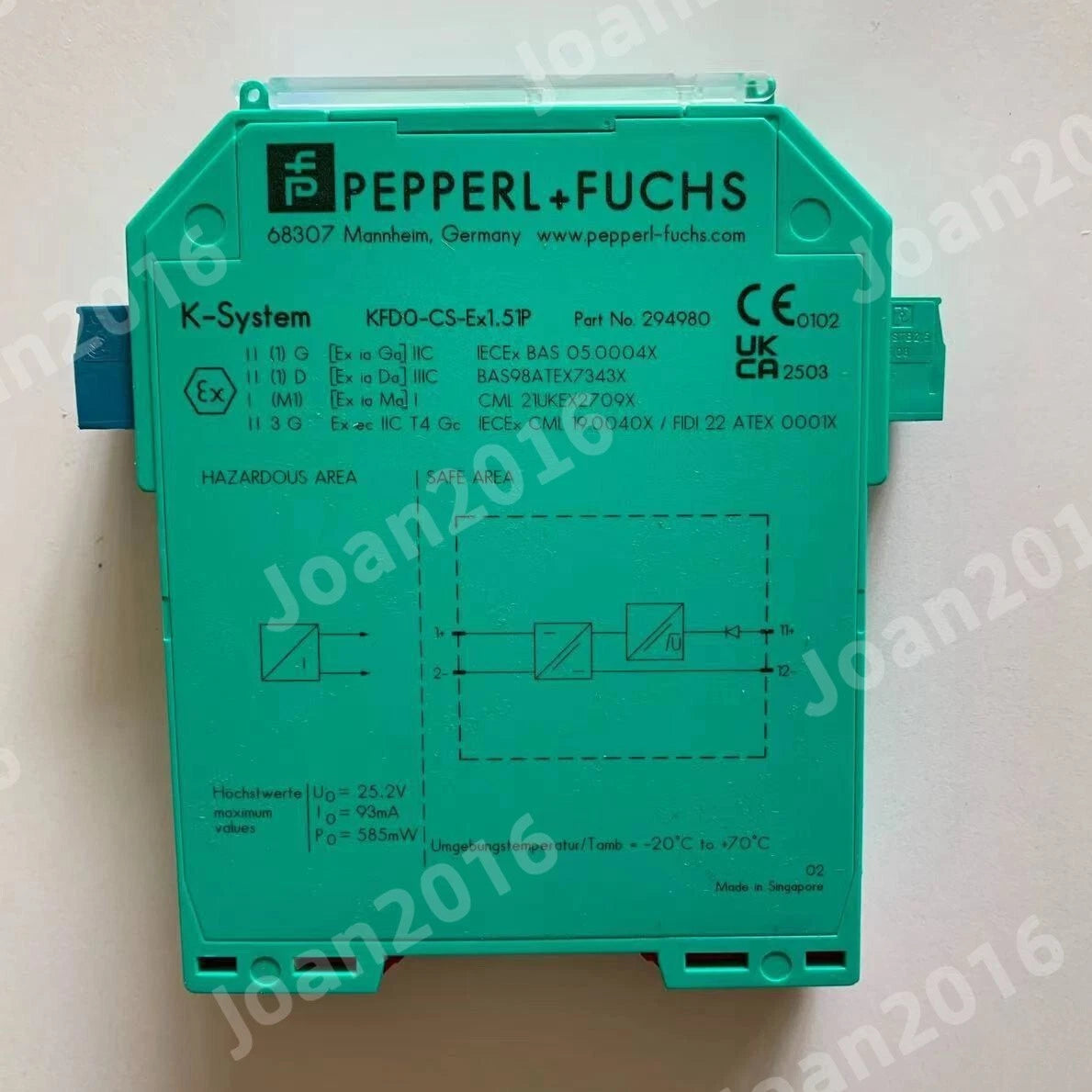 1PC  PEPPERL+FUCHS KFD0-CS-Ex1.51P Safety barrier #P