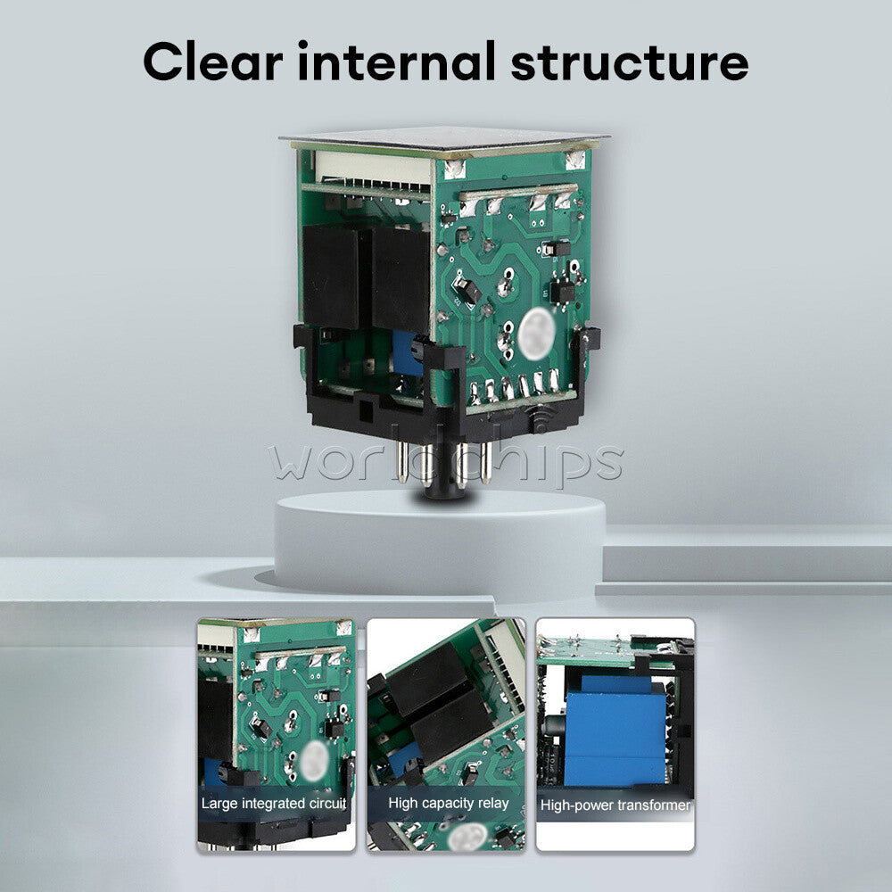 DH48S Digital Delay Time Relay Precision Programmable Cycle With Socket Base