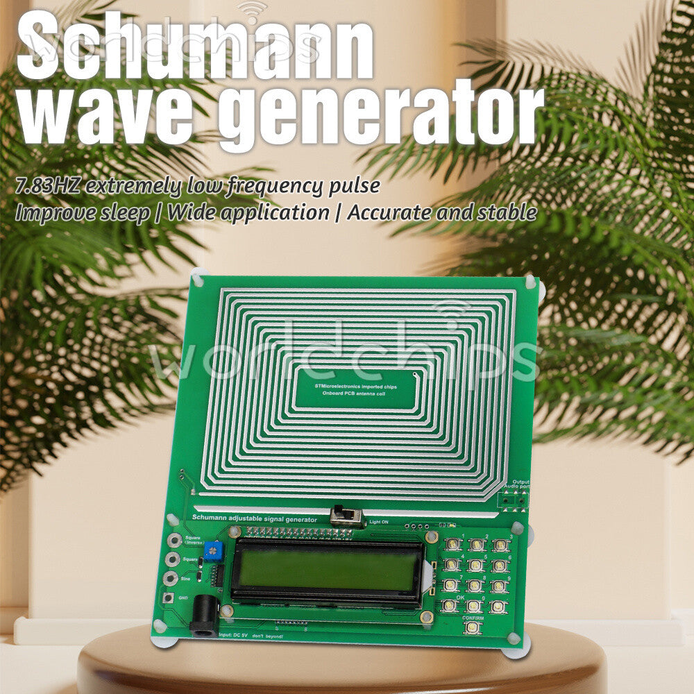 Adjustable 0.1Hz-30KHz Schumann Wave Ultra-low Frequency Pulse Generator DC 5V