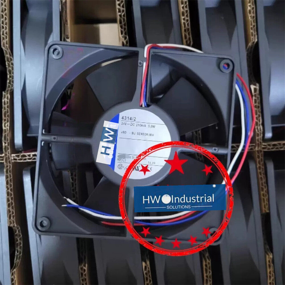 1/piece 3-wire 4314/2 24V 210MA 5.0W 12032 12CM High-end Equipment Cooling Fan