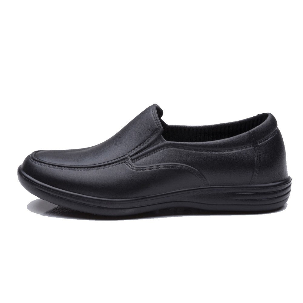Mens Restaurant Oil Resistant Kitchen Work Shoes Loafer Slip-On Skid Non-Slip