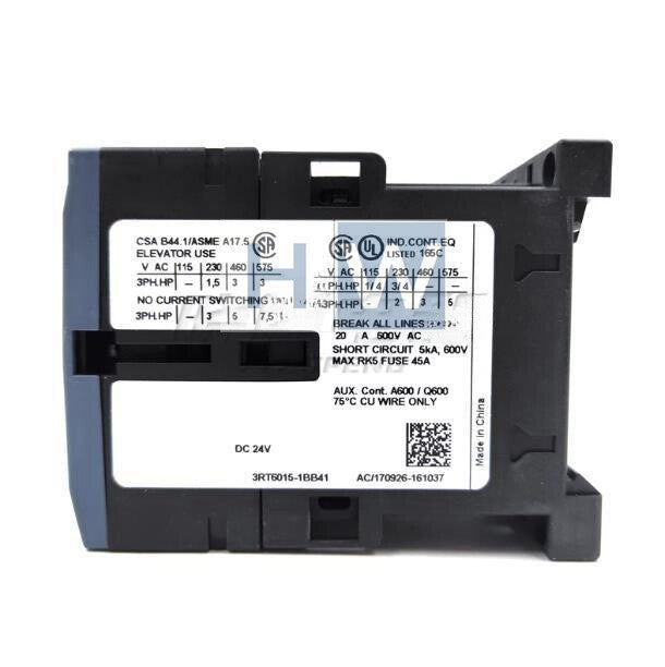1Pc  SIE-MENS 3RT60 Contactor 3RT6015-1BB41  7A DC24V 1NO