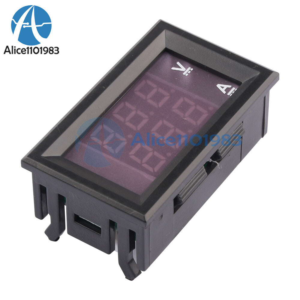 10PCS 100V 10A Dual LED DC Digital Display Ammeter Voltmeter Amp Volt Meter