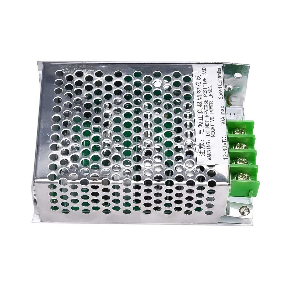 DC 12V-80V 30A Digital Display PWM DC Motor Governor Controller High Power