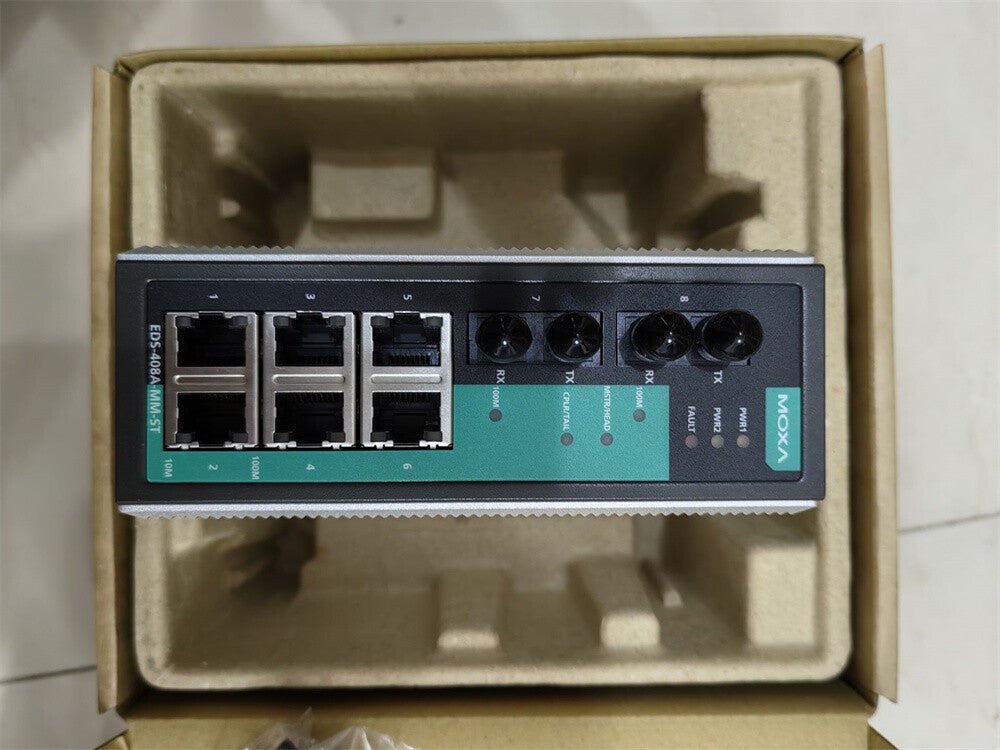 1PC ONE  MOXA EDS-408A-MM-ST Industrial Ethernet Switch
