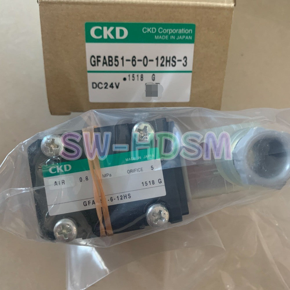 1PCS  for CKD GFAB51-6-0-12HS-3 DC24V Solenoid Valve Freight Free