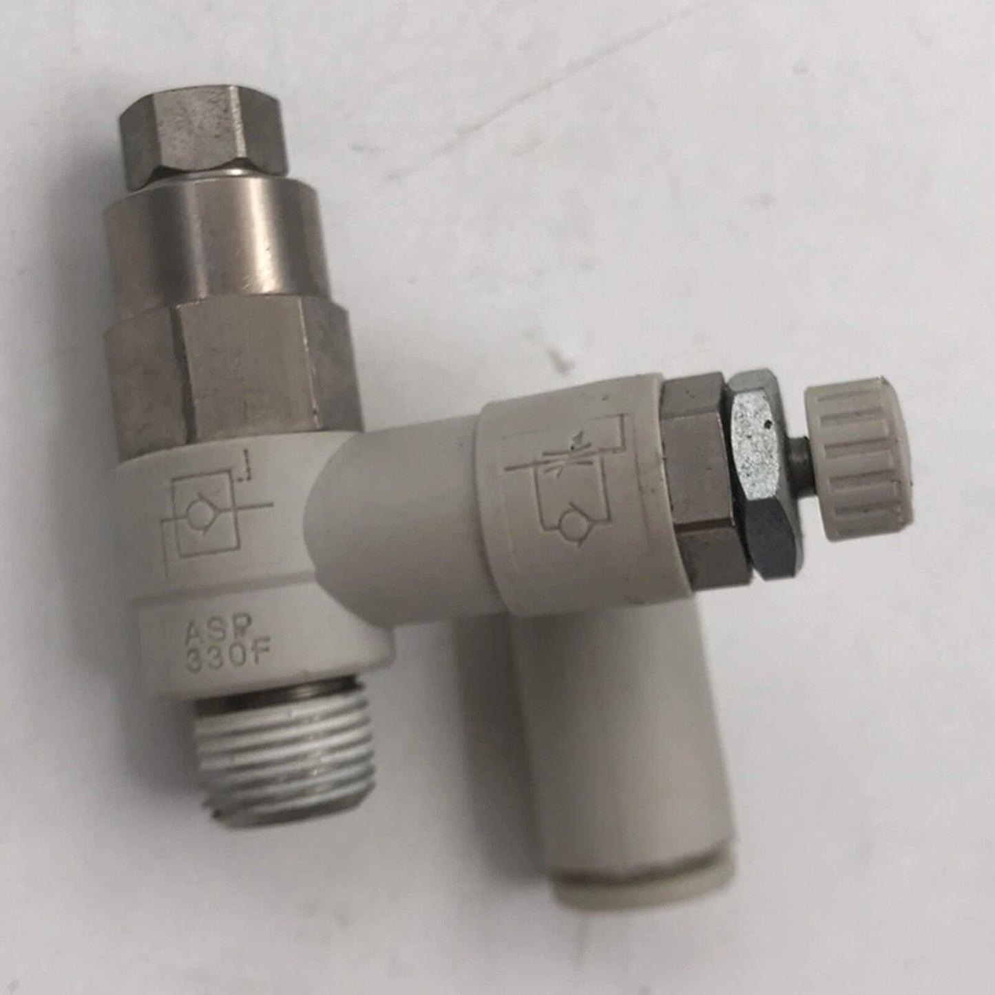 ONE  SMC ASP330F-01-06S Speed throttle valve Free ship #YP1 #P