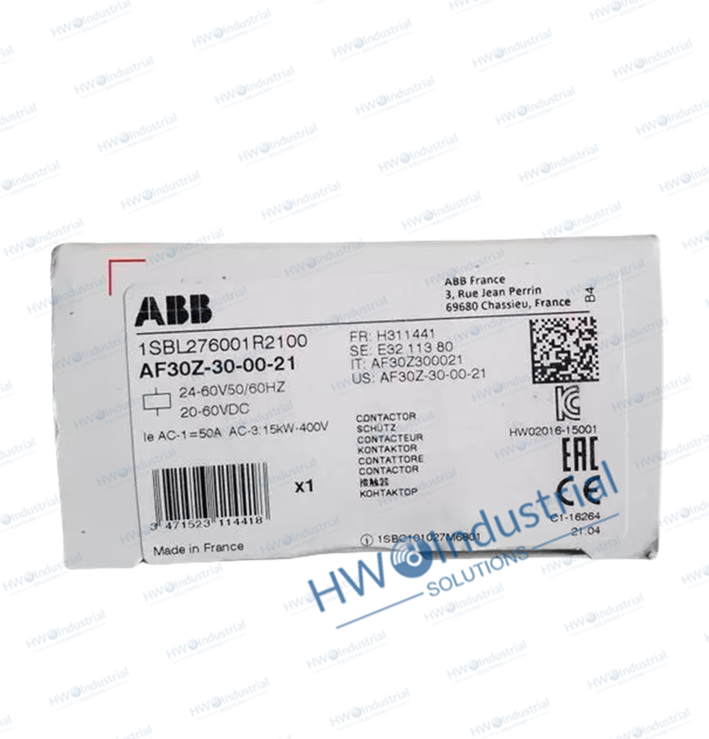 1/Piece AF30Z-30-00-21 24-60VAC/20-60VDC  ABB Contactor