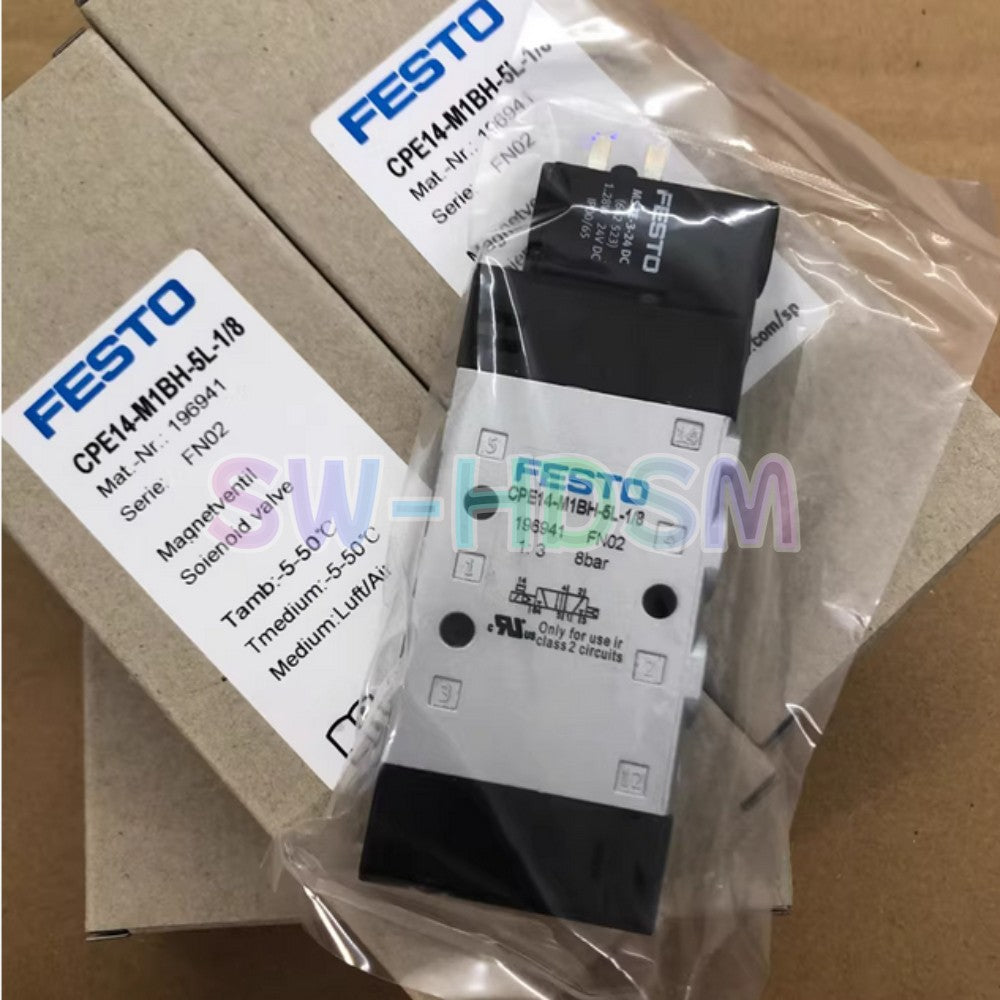1PCS   Festo CPE14-M1BH-5L-1/8 196941 Selenoid Valve Freight Free