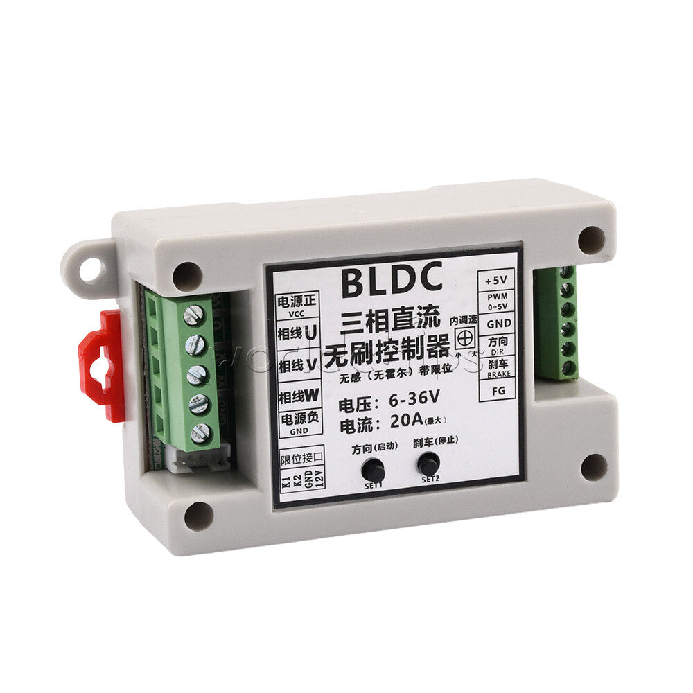 ZS-X14 400W BLDC 3-phase DC Brushless Driver Control Board Motor Controller DIY