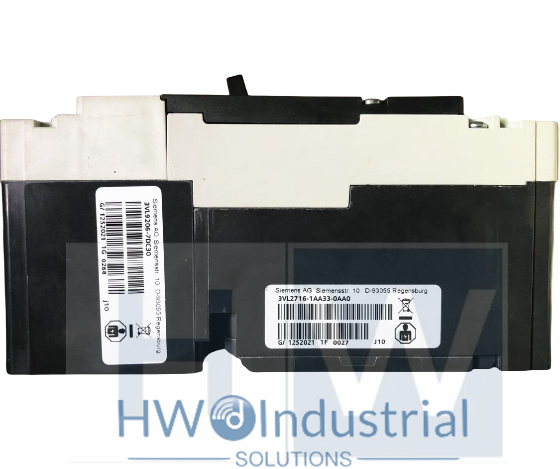 1Pc  SIE-MENS Circuit Breaker 3VL2716-1AA33-0AA0 3VL9206-DC30 -7DC30 3P 63A