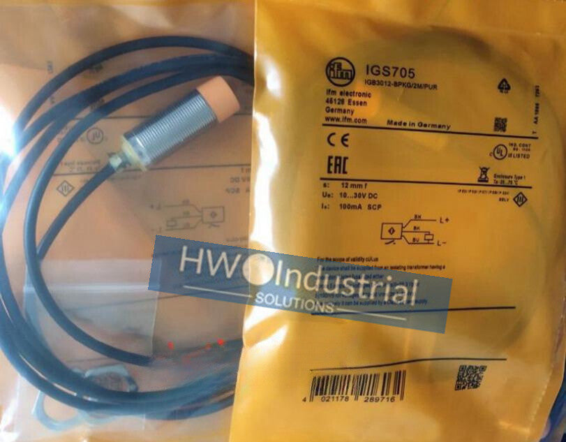 1PC For  IFM IGS705 Inductive Sensor Proximity Switch Quality Assurance