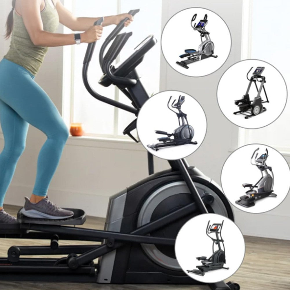 Fitness Equipment Rollers Replacement for Elliptical Machine Polyurethane Black