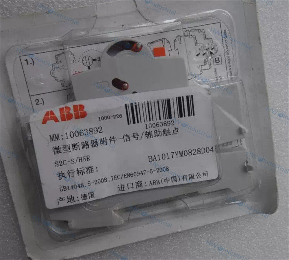 1/Piece  S2C-S/H6R Circuit Breaker Accessory Signal Auxiliary Contact ABB