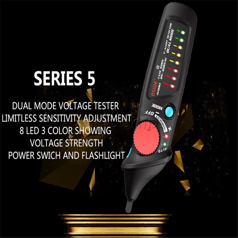 Non-Contact Voltage Detector Indicator AVD06 Pencil Live/phase wire NCV Tester