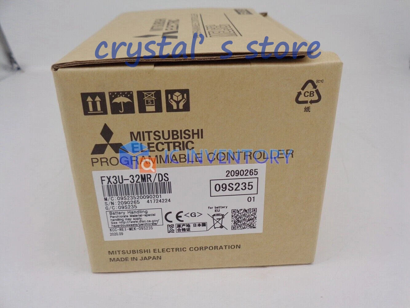 1PCS   Mitsubishi PLC FX3U-32MR-DS FX3U-32MR/DS #P