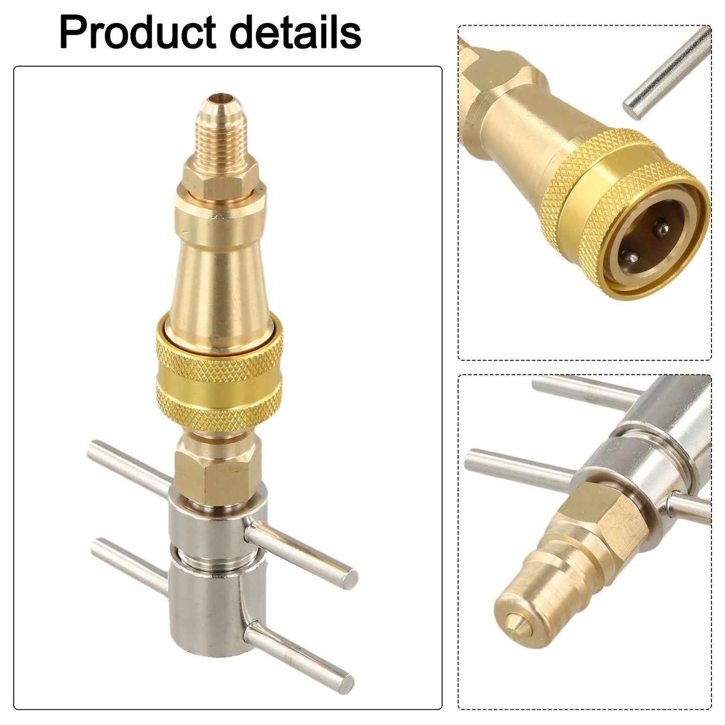 Brass Washer Home Maintenance Connector Extender Electroplated Iron Body