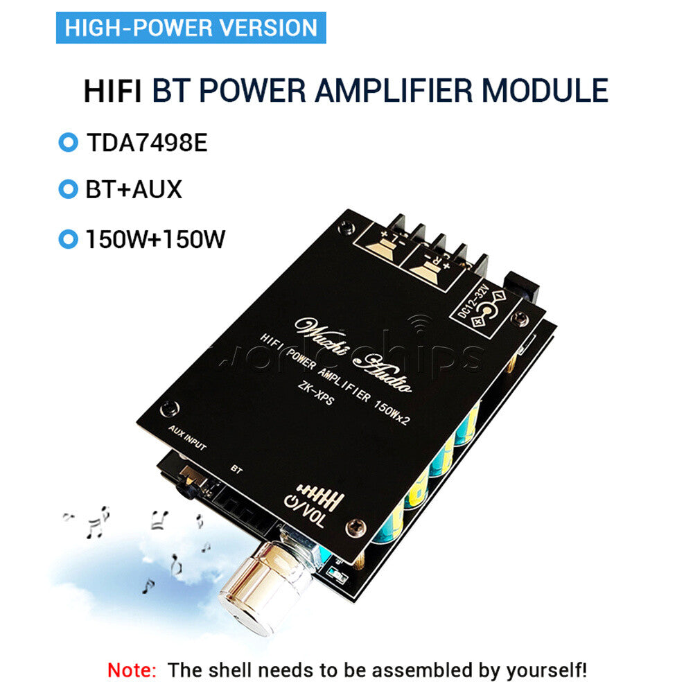 Assemble TDA7498E High power 150WX2 Digital Power Amplifier Board Power AMP