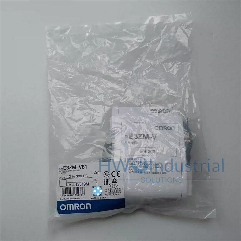 1/Piece  E3ZM-V81 2M Omron Small Photoelectric Sensor