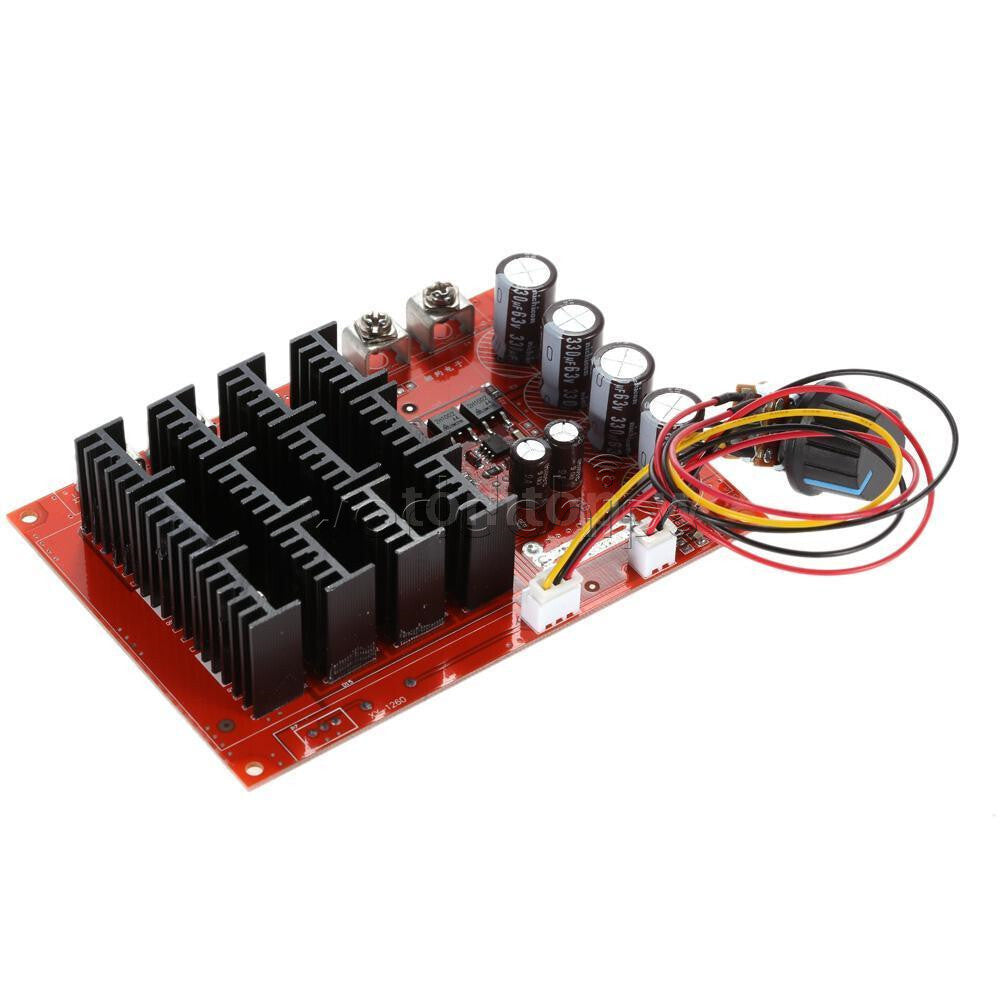 10-50V 60A DC Motor Speed Control PWM HHO RC Controller 12V 24V 48V 3000W Case