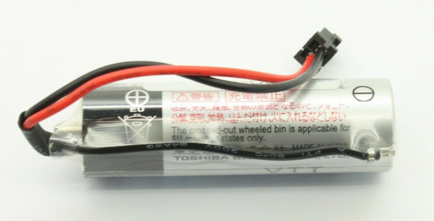 10PC  ER6V ER6VC119A Battery 3.6V 2000mAh PLC Battery With Black Plug