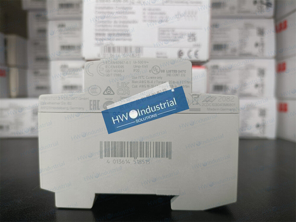 1/Piece ESB40-40N-06 ABB Building Specific 40A Contactor Coil Voltage 230VAC/DC