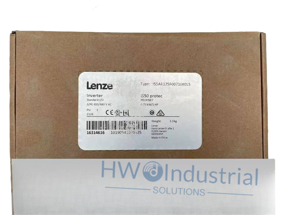 1/Piece Lenze i550 Protect Inverter I55AP175F00710K0LS Three-phase 380V 0.75KW