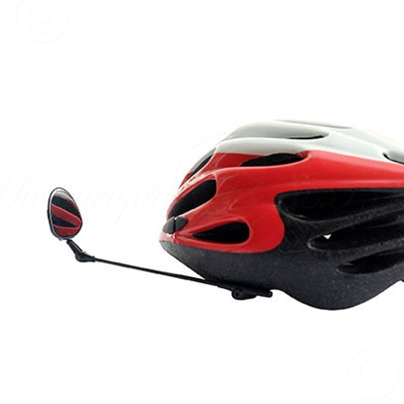 360° Rotatable MTB Bike Cycling Safety Helmet Mount Rear View Mirror For Riding