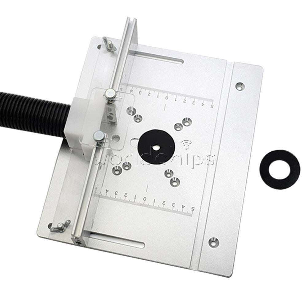 Router Table Insert Plate Woodworking Benches Aluminum Profile Fence Brackets