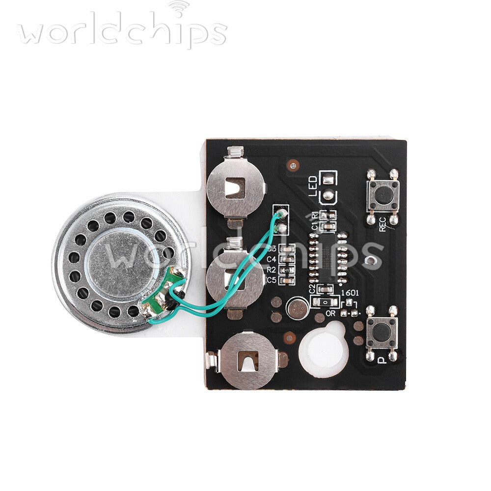 130PCS 30s Greeting Card Recordable Voice Chip Music Box Sound Module + Battery