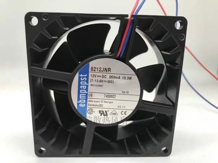 1 pcs cooling fan 8212JNR DC12V 860mA 10.3W  8cm 2 wire Axial fan # #P