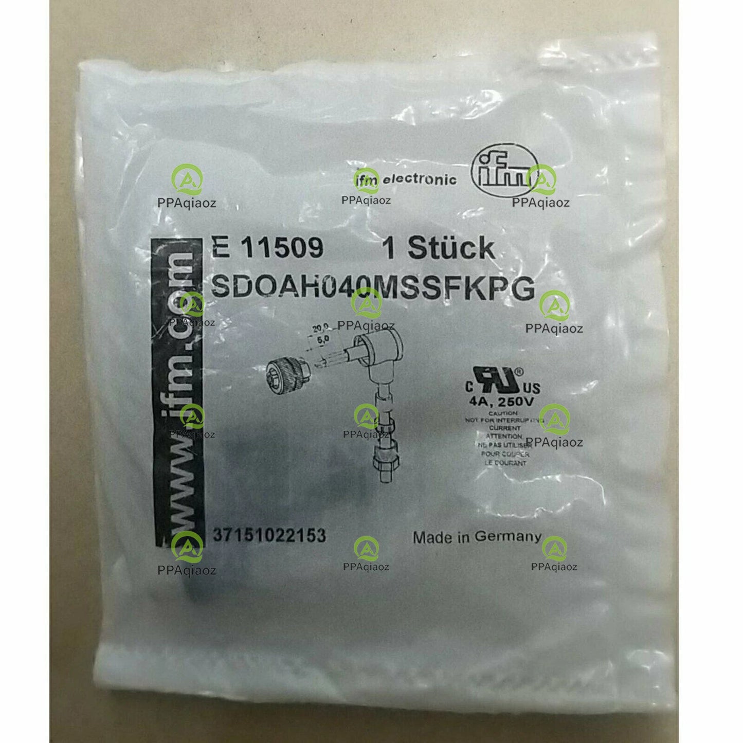 One IFM E11509 Sensor Connection Plug Free Shipping