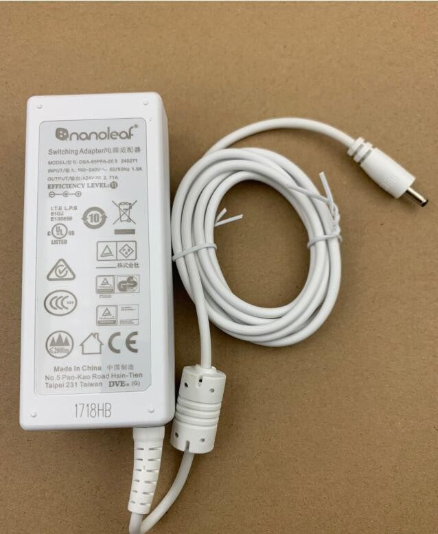 65W Nanoleaf DSA-65PFA-20 AC Adapter for Rhythm Edition NL22/NL28 Panels Charger