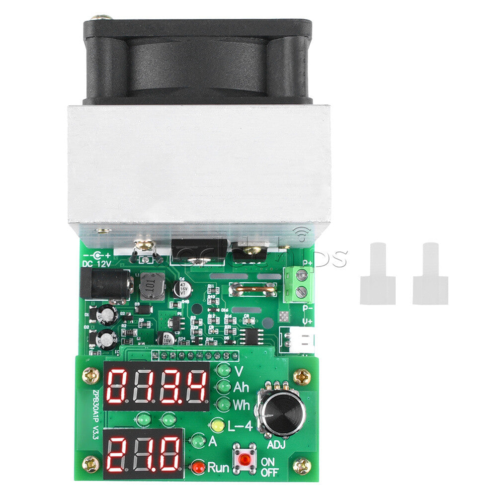 60W 110W Constant Current Electronic Load Discharge Battery Capacity Tester 30V