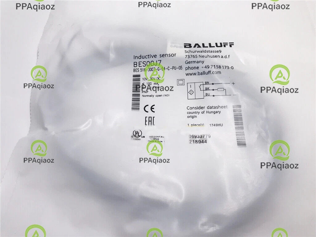 1Pcs  BALLUFF BES 516-3007-G-E4-C-PU-05（BES00J7）sensor Fast delivery