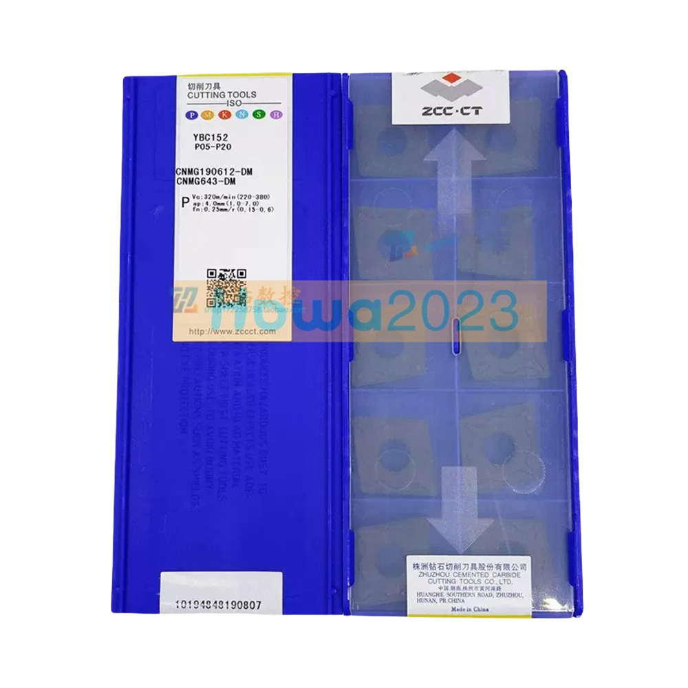10Pcs/box CNMG190612-DM YBC152 CNMG643-DM CNC Turning Blade Carbide Inserts