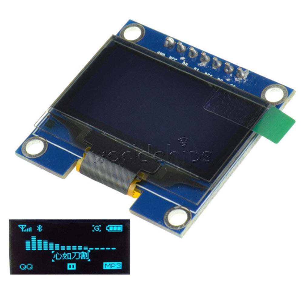 10x 1.3'' Blue SPI Serial 128X64 OLED LCD Display Screen Module FOR Arduino R3