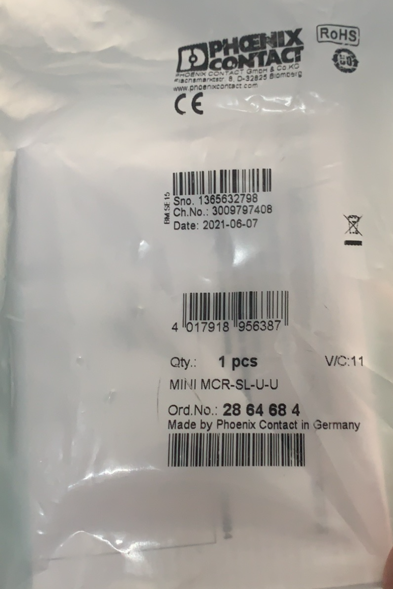 1pcs PHOENIX CONTACT 2864684 Module MINI MCR-SL-U-U