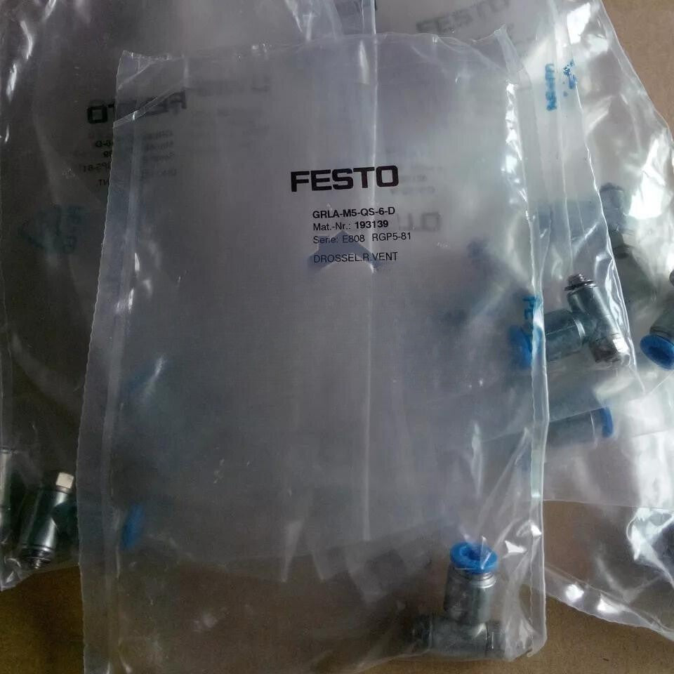 10PCS For Festo GRLA-M5-QS-6-D 193139 GRLAM5QS6D Valve