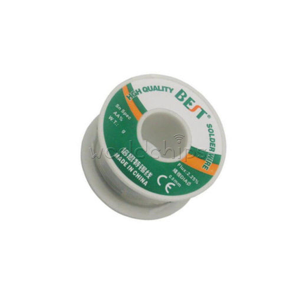 A roll of Tin Lead Rosin Core Solder Soldering Wire 100g 0.5mm