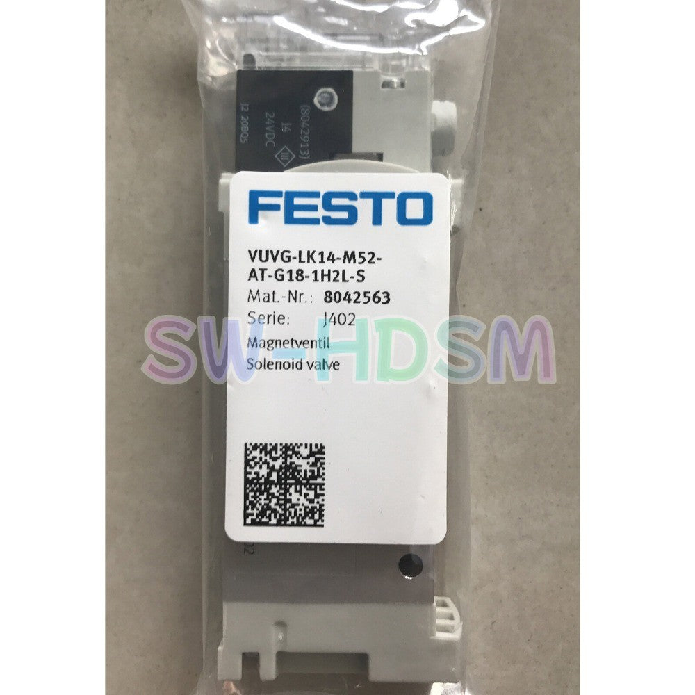 1PCS   Festo Solenoid Valve VUVG-LK14-M52-AT-G18-1H2L-S Freight Free