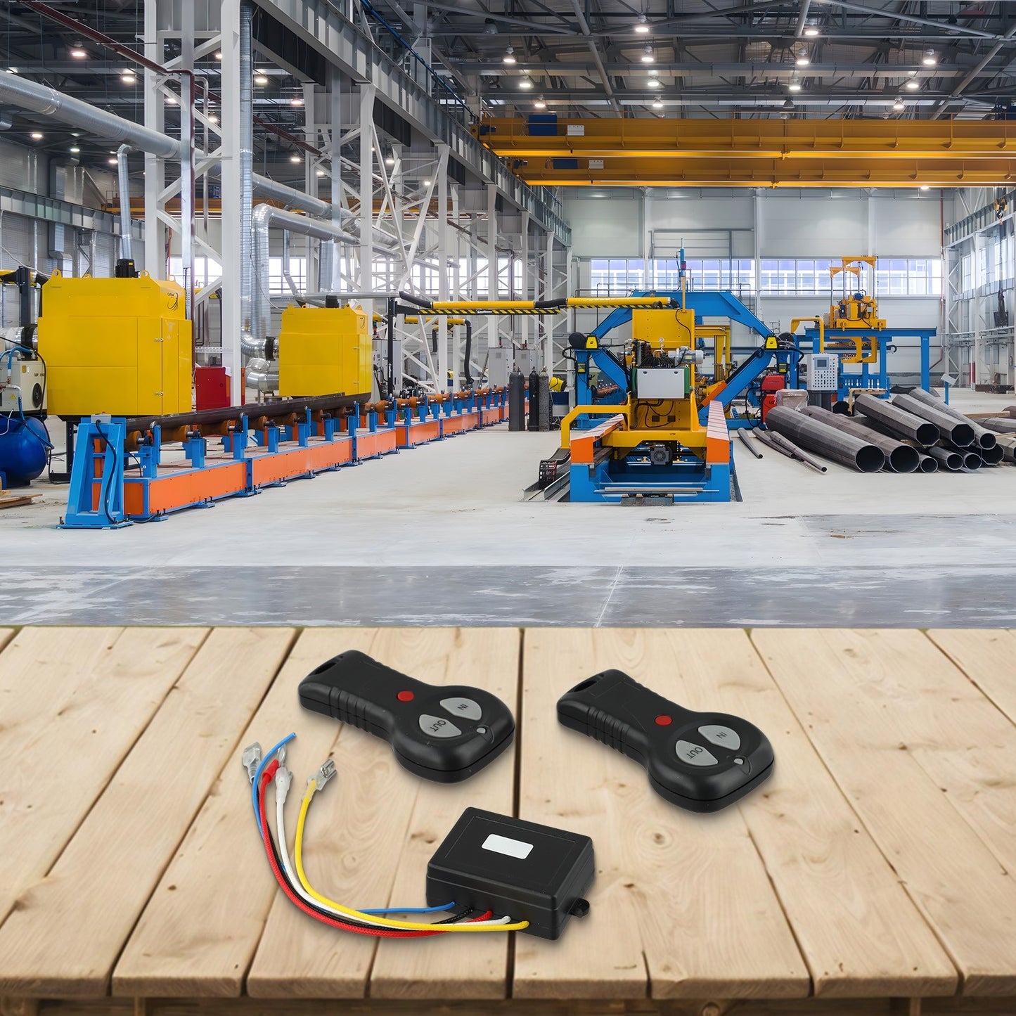 User Friendly 12V Wireless Winch Controller Kit Designed For Vehicle Upgrades