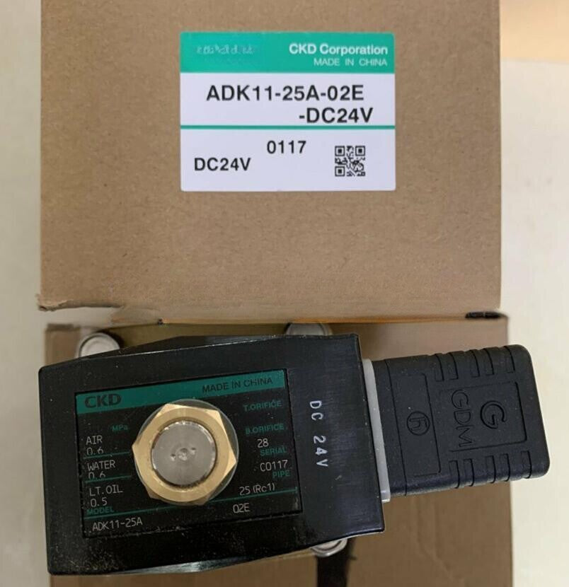 1PC CKD solenoid valve ADK11-25A-02E-DC24V
