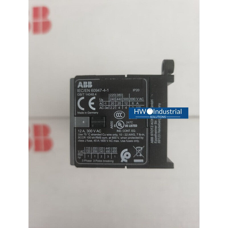 Mechanical Interlocking ABB Contactor VB6-30-10 24V  One/piece