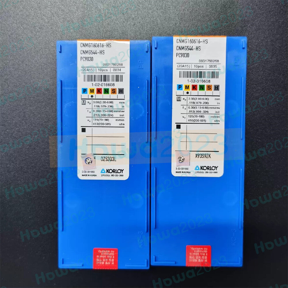10Pcs/BOX KORLOY CNMG160616-HS PC9030 CNMG544-HS CNC Blade Carbide Inserts